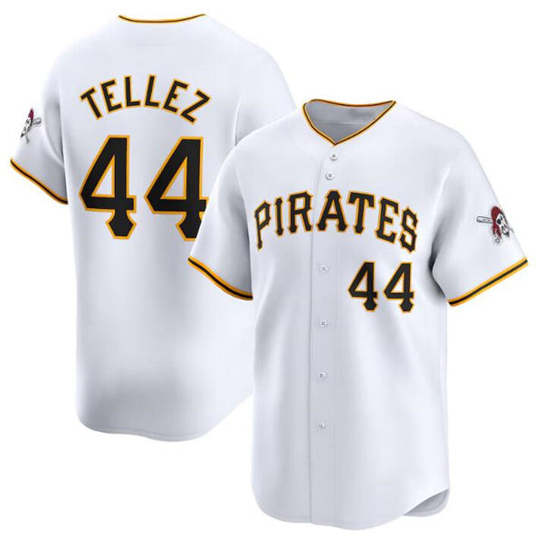 Pittsburgh Pirates #44 Rowdy Tellez White CONTON Home Limited Stitched Jersey