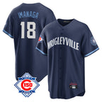 Chicago Cubs #18 Shota Imanaga Player Navy CONTON 150th Anniversary City Connect Home Game Stitched Jerseys