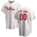 Custom Philadelphia Phillies White CONTON Home Replica Jersey