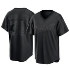 Detroit Tigers #30 Kerry Carpenter Player Black CONTON T-shirt Home Game Stitched Jerseys