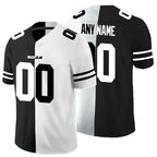 Custom B.Bills Black And White CONTON Split Vapor Untouchable Limited Jersey