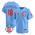 Chicago Cubs #18 Shota Imanaga Player Light Blue CONTON 150th Anniversary Limited Home Stitched Jerseys