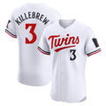 Minnesota Twins #3 Harmon Killebrew Player White CONTONHome Limited Elite Stitched Jerseys