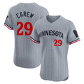 Minnesota Twins #29 Rod Carew Player Gray CONTONHome Limited Elite Stitched Jerseys