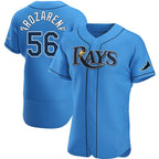 Tampa Bay Rays #56 Randy Arozarena Light Blue CONTON Alternate Jersey