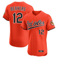Baltimore Orioles #12 Dylan Beavers Player Orange CONTON Limited Elite Home Game Stitched Jerseys