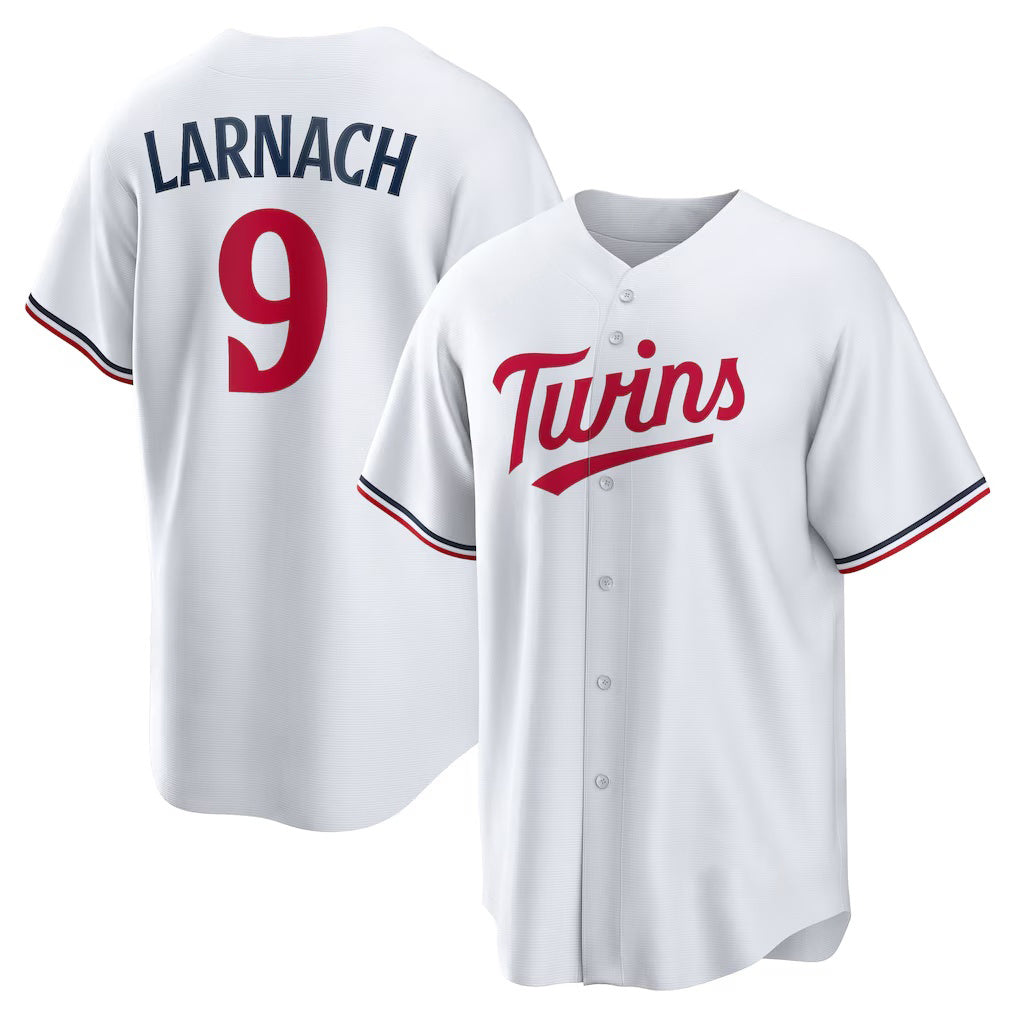 Minnesota Twins #9 Trevor Larnach White CONTON Home Replica Jersey