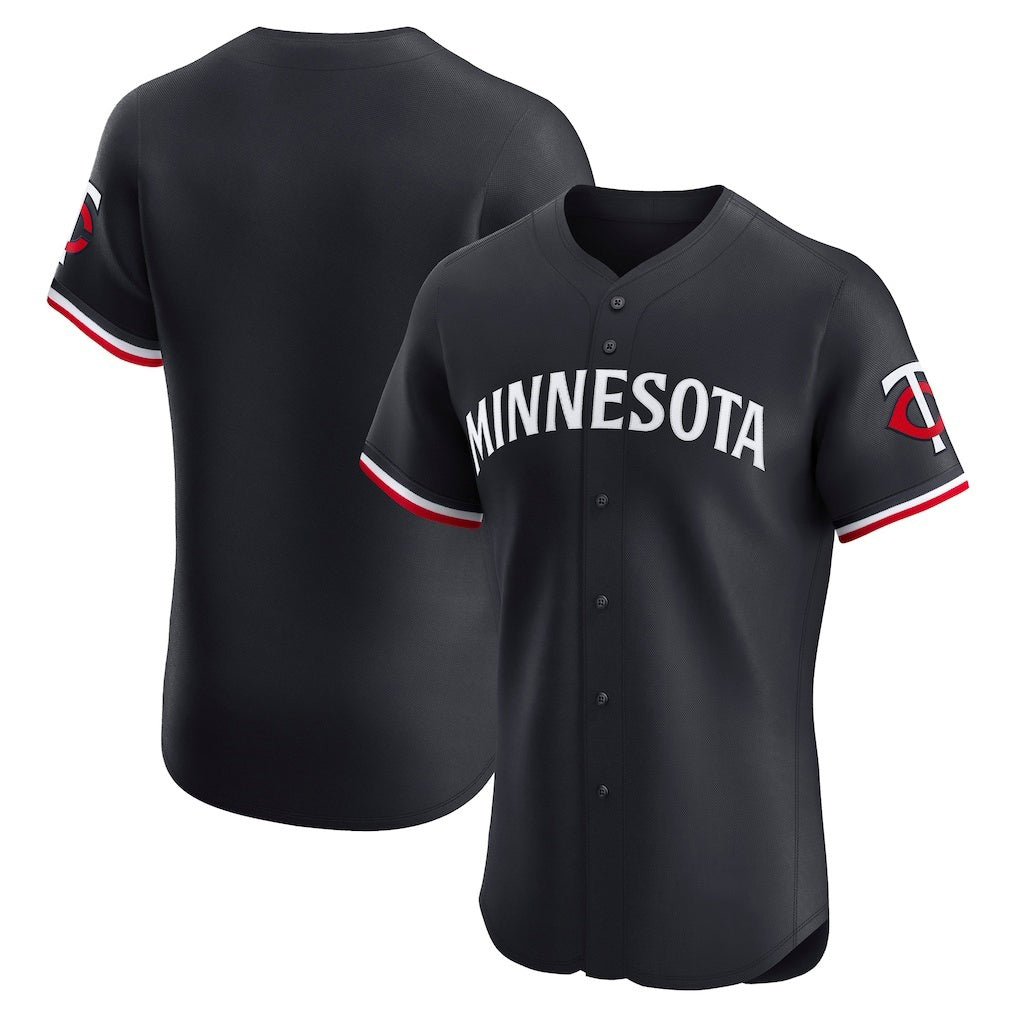 Minnesota Twins Navy CONTON Alternate Vapor Premier Elite Patch Jersey