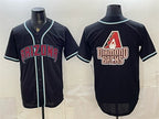 Arizona Diamondbacks Team Big Logo 2026 Fashion Replica Black CONTON Out Stitched Jersey