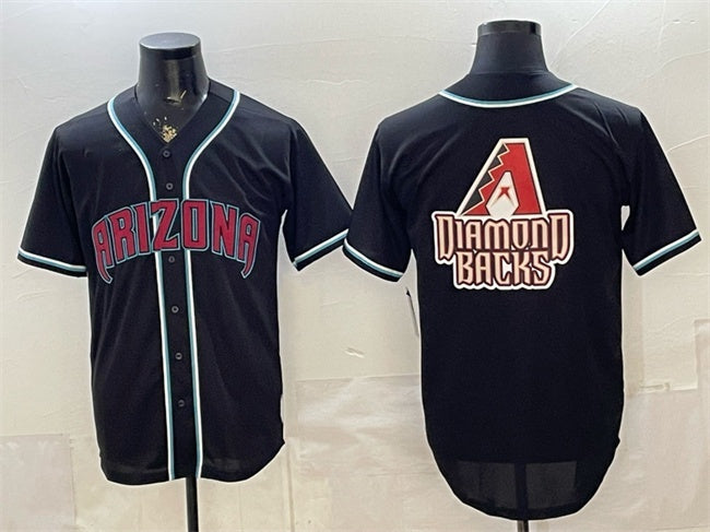 Arizona Diamondbacks Team Big Logo 2026 Fashion Replica Black CONTON Out Stitched Jersey