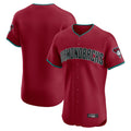 Arizona Diamondbacks Red CONTON Limited Elite Home Game Blank Player Stitched Jerseys
