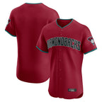 Arizona Diamondbacks Red CONTON Limited Elite Home Game Blank Player Stitched Jerseys