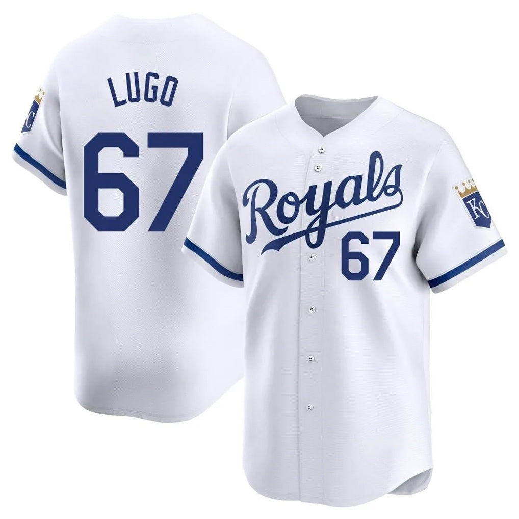 Kansas City Royals #67 Seth Lugo Player White CONTON Alt Limited Home Stitched Jerseys