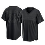 Cleveland Guardians #32 Gavin Williams Player Black CONTON T-shirt Home Game Stitched Jerseys