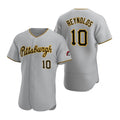 Pittsburgh Pirates #10 Bryan Reynolds Gray CONTON Road Flex Base Jersey