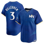Minnesota Twins #3 Harmon Killebrew Player Royal CONTONCity Connect Limited Home Stitched Jerseys