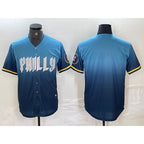Philadelphia Phillies Blank Blue CONTON 2024 City Connect Limited Stitched Jersey