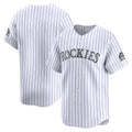 Colorado Rockies White CONTON Home Limited Jersey