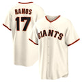 San Francisco Giants #17 Heliot Ramos Cream CONTON Home Replica Jersey