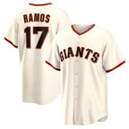 San Francisco Giants #17 Heliot Ramos Cream CONTON Home Replica Jersey