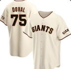 San Francisco Giants #75 Camilo Doval Cream CONTON Home Jersey