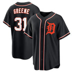 Detroit Tigers #31 Riley Greene Black CONTON Out Stitched Jersey