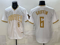 Pittsburgh Pirates #6 Konnor Griffin White CONTON 2026 City Connect Stadium Stitched Jersey