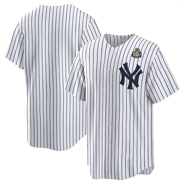 New York Yankees Blank White CONTON 2024 World Series Cool Base Stitched Jersey