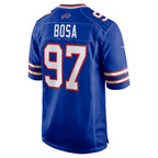 B.Bills #97 Joey Bosa Royal CONTON Game Player Jersey