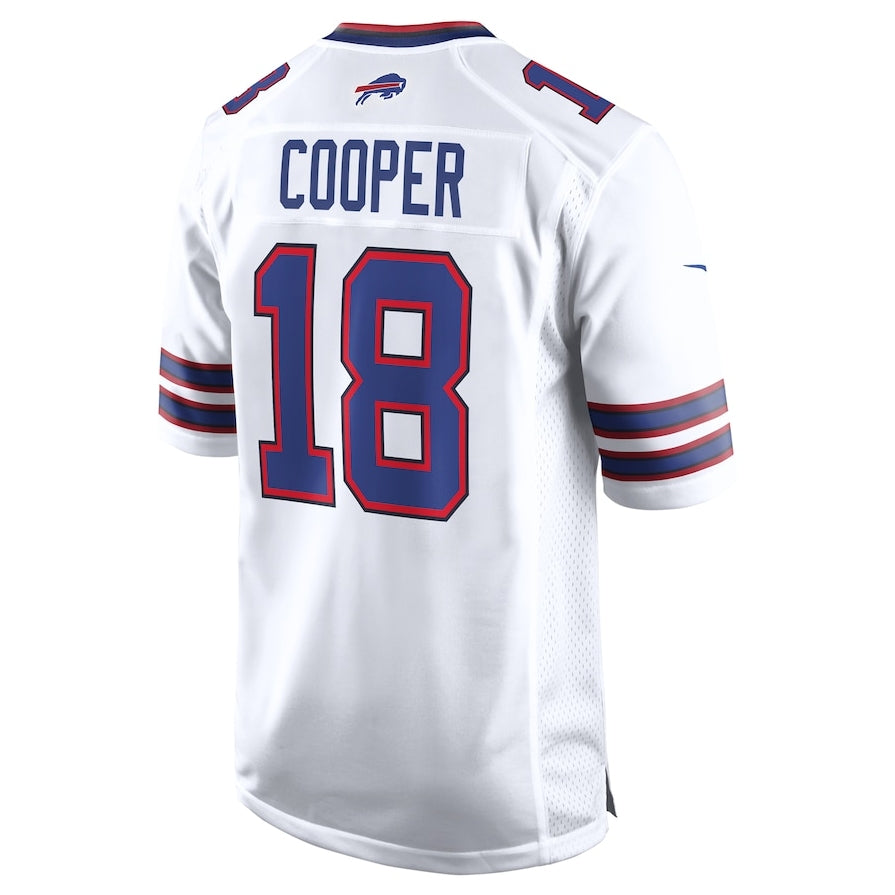 B.Bills #18 Amari Cooper White CONTON Game Jersey