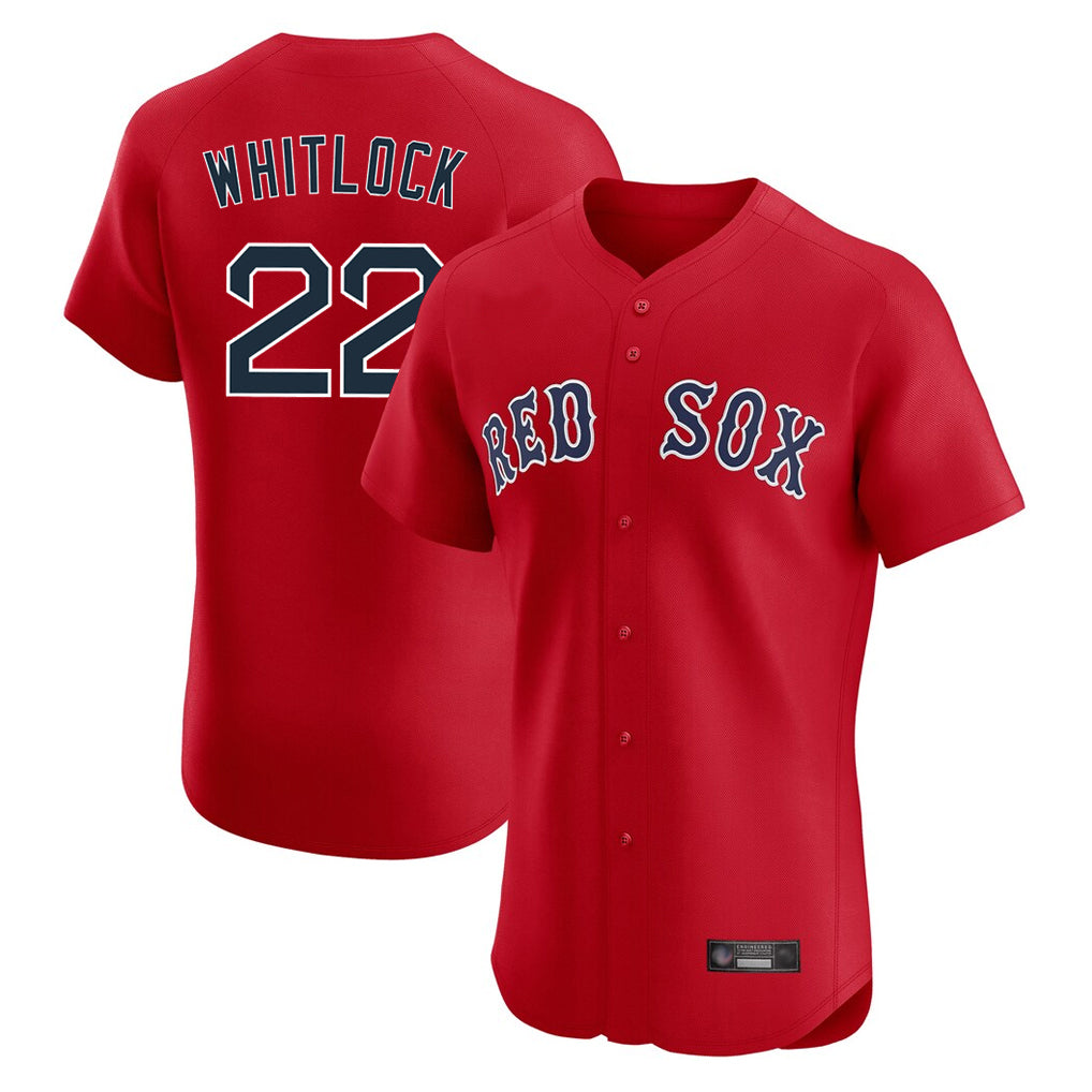Boston Red Sox #22 Garrett Whitlock Player Red CONTON Limited Elite Home Game Stitched Jerseys1