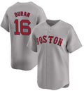 Boston Red Sox #16 Jarren Duran Gray CONTON 2024 Away Limited Stitched Jersey