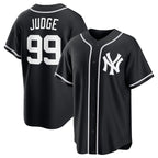 New York Yankees #99 Aaron Judge Black CONTON Out Stitched Jersey
