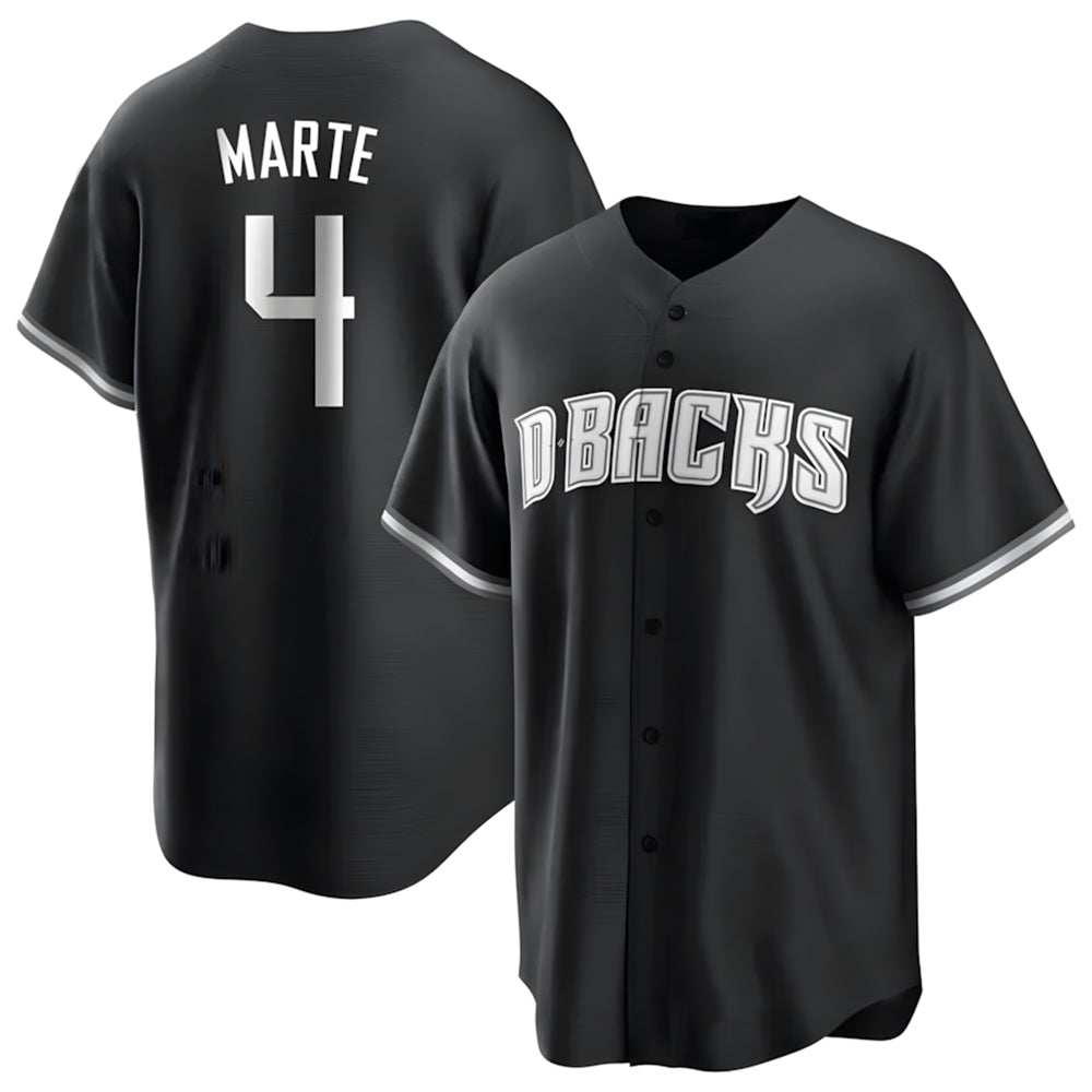 Arizona Diamondbacks #4 Ketel Marte Player Player Black CONTON Game Home Stitched Jerseys