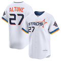 Houston Astros #27 Jose Altuve White CONTON 2025 City Connect Limited Player Jersey