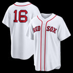 Boston Red Sox #16 Jarren Duran White CONTON Home Replica Jersey