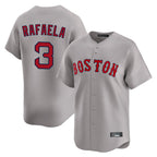 Boston Red Sox #3 Ceddanne Rafaela Player Gray CONTON Road Limited Home Game Stitched Jerseys1