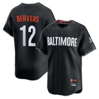 Baltimore Orioles #12 Dylan Beavers Player Black CONTON City Connect Limited Home Game Stitched Jerseys
