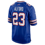 B.Bills #23 Dee Alford Royal CONTON Team Game Jersey