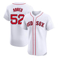 Boston Red Sox #52 Wilyer Abreu Player White CONTON Limited Elite Home Game Stitched Jerseys1