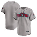 Arizona Diamondbacks Gray CONTON Road Limited Home Game Blank Player Stitched Jerseys