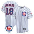 Chicago Cubs #18 Shota Imanaga Player White CONTON 150th Anniversary Home Game Stitched Jerseys