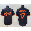 Baltimore Orioles #17 Colton Cowser Black CONTON Cool Base Stitched Jersey