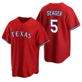 Texas Rangers #5 Corey Seager Red CONTON Cool Base Stitched Jersey