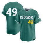 Boston Red Sox #49 Tim Wakefield Player Green CONTON City Connect Limited Home Game Stitched Jerseys1