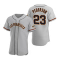 San Francisco Giants #23 Joc Pederson Gray CONTON Flex Base Stitched Jersey