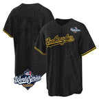 Los Angeles Dodgers Blank Player Black Gold CONTON Limited Home World Series Stitched Jerseys