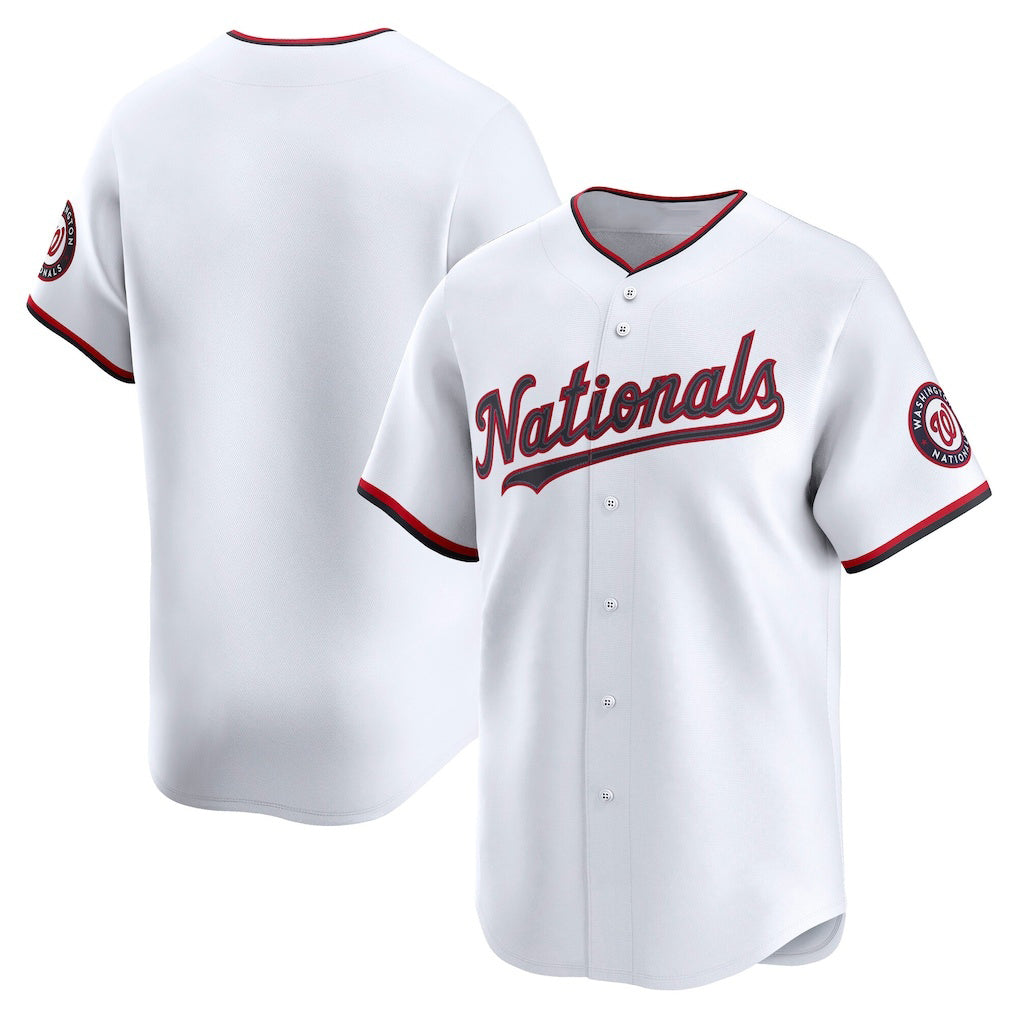 Washington Nationals White CONTON Home Limited Jersey