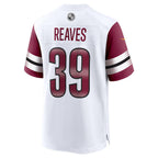 W.Commanders #39 Jeremy Reaves White CONTON Game Jersey