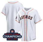 Houston Astros Blank White CONTON 2022 World Series Champions Home Stitched Jersey